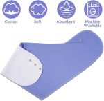 Adult Drool Bandana Bibs, Large Absorbent Special Needs Bibs Set for Teens, Adults, 4+ Years Boy Girl Men Women, 3 Packs - Image 4